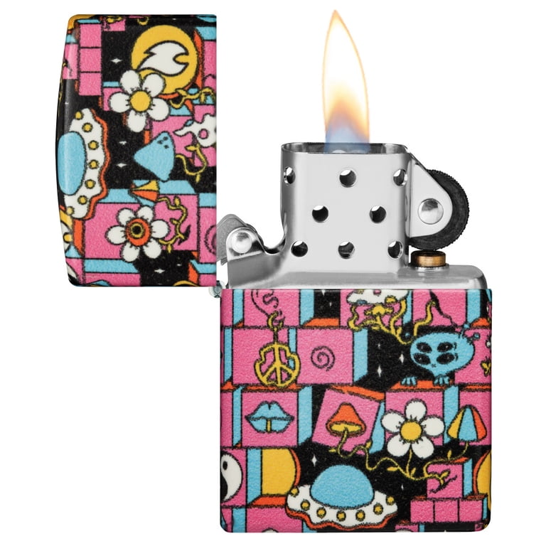 Zippo 48779 Abstract Design Metal Refillable Windproof Lighter