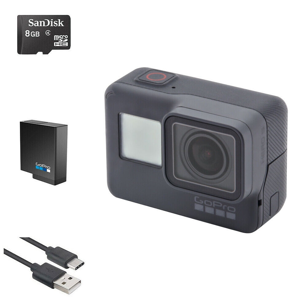 Gopro Hero 5 Black Edition Waterproof Sport Action Camera With Touch Screen 4k Ultra Hd Video 12mp Photos Walmart Com