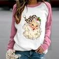 thumbnail image 6 of gakvbuo Ugly Christmas Sweater for Women 2024 Funny Christmas Sweatshirt Crewneck Xmas Print Long Sleeve Blouse Party Pullover Sweatshirt Tunic Tops Hoodless Shoulder Sweatshirt Gifts for Christmas, 6 of 6