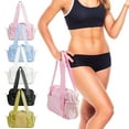 thumbnail image 2 of Spencer Waterproof Mini Gym Bag for Women Girls Small Gym Tote Bag with Wet Compartment Travel Duffle Bag Workout Sport Bag, Blue, 2 of 9