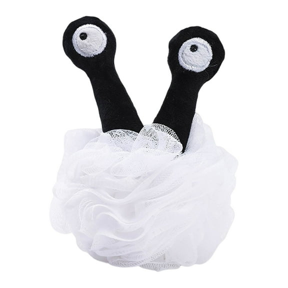 Lohuatrd Bath Ball Ultra Soft Comfortable Fast Foaming Fine Mesh Cartoon Exfoliating Bathing Scrubber for Home