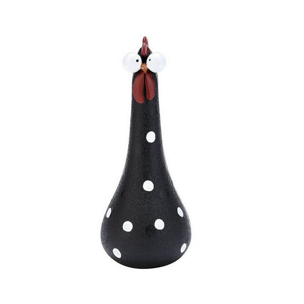 XWSHYW Decoraciones para El Hogar Decoración de Pollos Tontos Estatuas de Gallos de Resina de Pollos Tontos de Hormigón