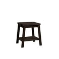 Mainstays Logan Side Table, Espresso Finish