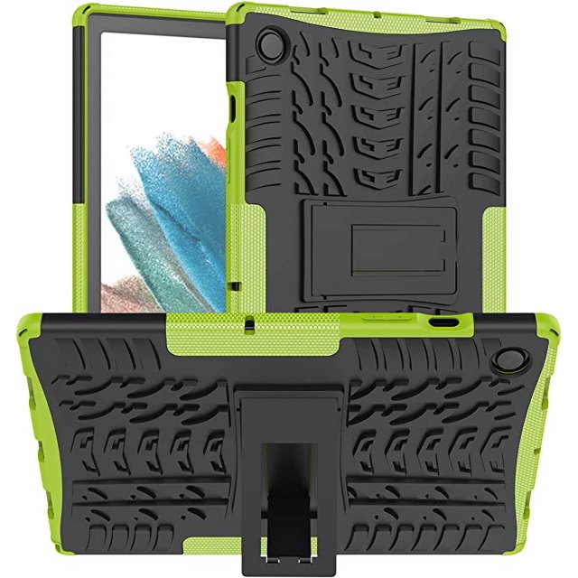 Funda protectora para Samsung Galaxy Tab A8 de 10,5 pulgadas 2021 (verde), doble armadura a prueba de golpes, resistente a caídas, funda protectora para niños adecuada para Samsung Galaxy Tab A8 de 10