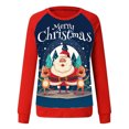 thumbnail image 4 of Pntutb Moda Mujer O-cuello Camiseta de manga larga Otoño Chirstmas Blusa con estampado tops Pntutb Pntutb-4834, 4 of 4