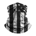 thumbnail image 2 of AWASD USA Flag Neck Gaiter Face Masks for Men Women Star Stripe Print Breathable Summer Cooling Neck Gaiter UV Face Mask Sun Protection Neck Gaiter One Size Gray, 2 of 4