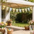 thumbnail image 4 of Easter Bunny Egg Flag Triangular Flag Banners Party Decorations, 4 of 6