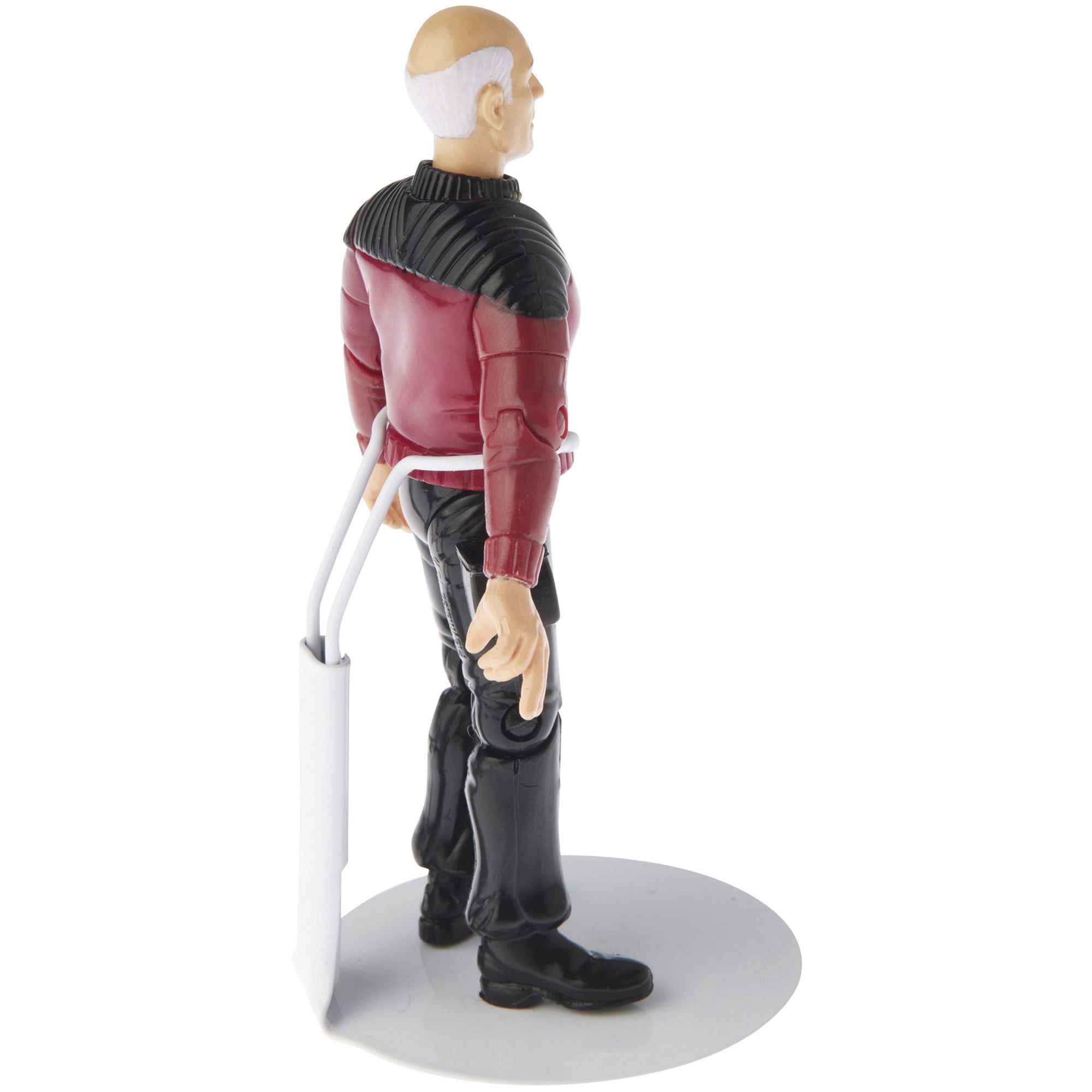 Plymor DSP-25W White Adjustable Action Figure Stand, fits 4.5, 5, and 5.5 inch Action Figures, Waist is 1" - 1.5" wide, 3" - 3.5" around, Pack of 12