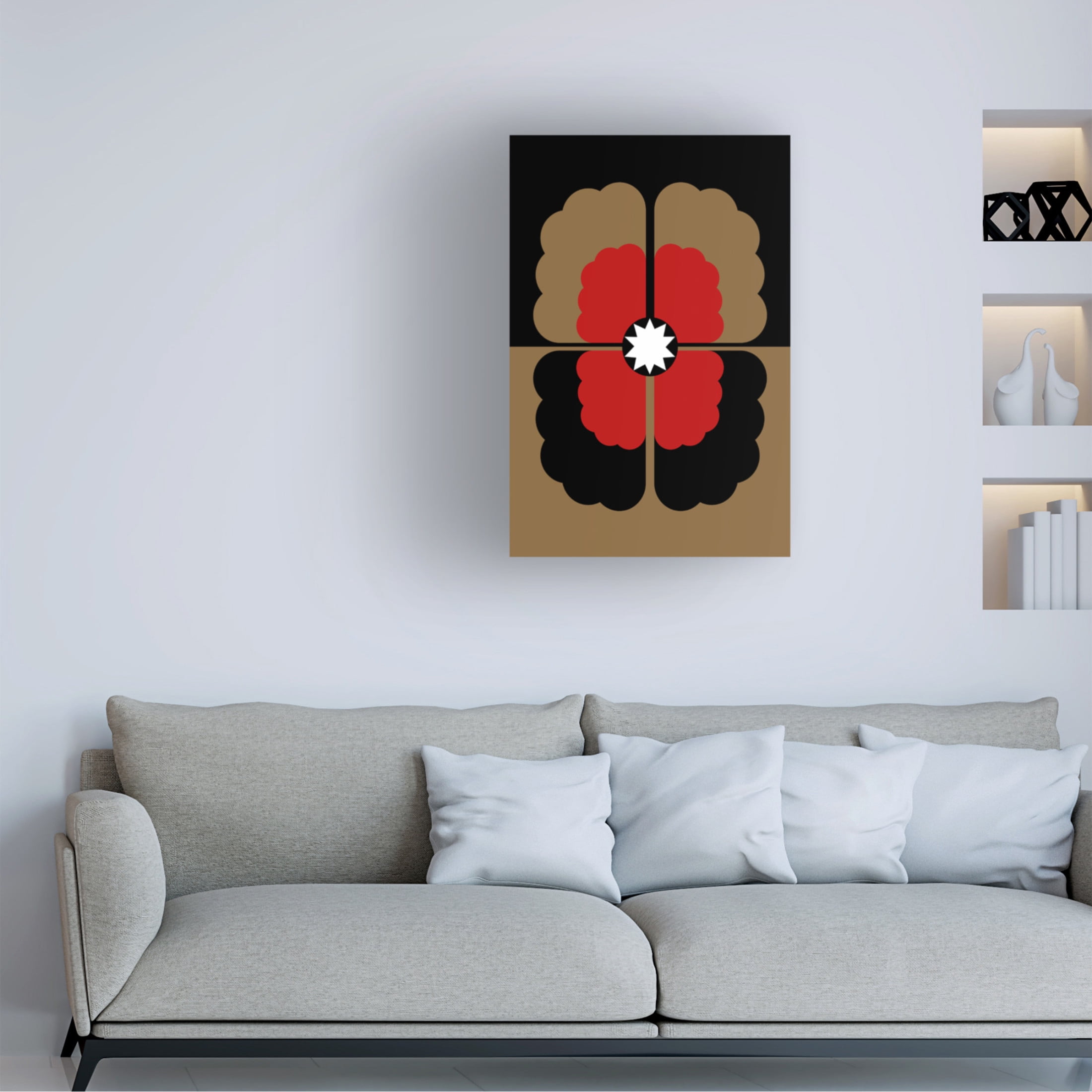 Trademark Fine Art Frances Collett  Pansy 1960 Canvas Wall Art