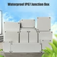 thumbnail image 5 of SENRISE ABS Junction Box Electrical Project Enclosure Box Protection IP67 Waterproof White 250×150×100mm, 5 of 5