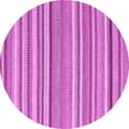 thumbnail image 1 of Ahgly Company Indoor Round Abstract Pink Contemporary Area Rugs, 5' Round, 1 of 4