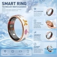 thumbnail image 3 of IFRINID Smart Fitness Bracelet with Activity Tracking, Sleep Monitoring, Bluetooth Remote Camera Control and Rechargeable Design, White, 3 of 7