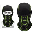thumbnail image 3 of Ciclismo motocicleta cabeza bufanda cuello calentador cara máscara esquí pasamontañas para mujeres y Verde Zulema Calentador de cuello pasamontañas, 3 of 8