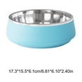 thumbnail image 3 of Stainless Steel Slow Feeder Pet Bowl for Small and Medium Dogs and Cats, 304 Food Grade, Non Tip, Anti Choking Food and Water Bowl, Dishwasher, 3 of 6