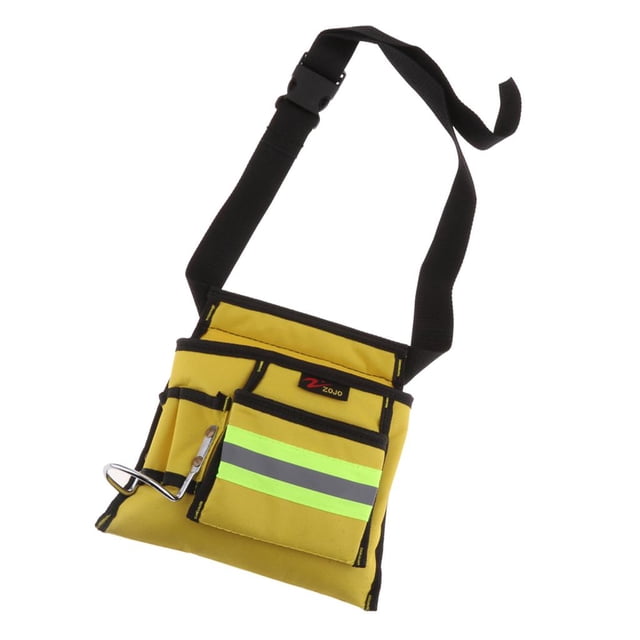 7 Tipos Multi Bolsillos Bolsa de Herramientas Cinturón Bolsa de Trabajo Joiner Bolsa de Uñas Delantal de Trabajo Tela Oxforíneas Reflectantes Singe Amarillo Baoblaze Almacenamiento de portaherramientas eléctrico