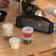 thumbnail image 1 of Botellas de condimentos para acampada, con bolsa de almacenamiento, contenedores de especias transparentes para barbacoa, viajes al aire libre, 5 uds., 1 of 8