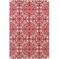 thumbnail image 4 of Tropiana Cream and Red Woven Area Rug, 4 of 7
