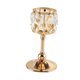 thumbnail image 1 of Pilar de portavelas de cristal de lujo para centro de mesa decorativo para oro S, 1 of 7