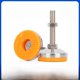 thumbnail image 1 of Pie de soporte de metal ajustable, resistente y sólido de color naranja, a prueba de golpes, pie fijo, pie para mesa de café, pie nivelador, 1 of 4
