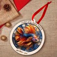 thumbnail image 5 of Betta Fish Stained Glass Suncatcher Ornament – Ornament Gift for Family, Friends, Men & Women, Christmas 2025 Keepsake, 5 of 6