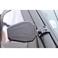thumbnail image 3 of UTVMA Aluminum Side View Mirrors For all UTV/Side by Sides | Adjustable| Fits with most windshields | Interchangable Colors | Easy Install (Black, Full Set with Rear View (C Clamp)), 3 of 6