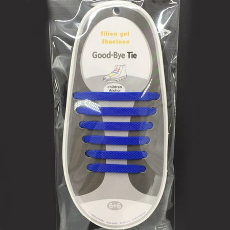 

Elastic Silicone Strap Kids Easy Flexible Running No Tie Adults Shoe Lace Set