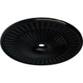 thumbnail image 3 of 51"OD x 3 5/8"ID x 3 3/8"P Galveston Ceiling Medallion (Fits Canopies up to 5 7/8"), Hand-Painted Black Pearl, 3 of 6