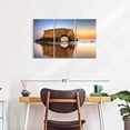 thumbnail image 3 of Elephant Stock Natural Bridge In Santa Cruz Wall Art - Horizontal Multi Panel Canvas - Living Room Wall Decor - Beach Multi Panel - Gray And Orange Decor - 33" x 20", 3 of 3