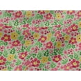 thumbnail image 4 of oneOone Viscose Jersey Greenish Beige Fabric Leaves & Flower Floral Sewing Fabric By The Yard Printed Diy Clothing Sewing Supplies 60 Inch Wide, 4 of 5