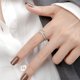 thumbnail image 5 of Anillo de moda de plata Sonducket para mujer anillos brillantes ajustables joyería aniversario de compromiso, 5 of 6