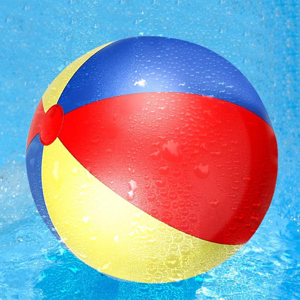 Large Colorful Football Sports Training Outdoor Game Beach Elastics Ball for Swimming Carnivals Event