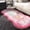 Style four, variant on 4 Styles Cute Cat Character Bedside Rug, Pink Leopard Print Non-Slip Fluffy Area Carpet