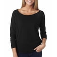 thumbnail image 2 of Women's Terry Raw-Edge 3/4-Sleeve Sweatshirt, 2 of 3