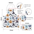 thumbnail image 7 of Colorful Pumpkin Halloween Apron-Garden Aprons for Women with Pockets-Cotton Linen Waterproof Kitchen Cooking Gardening Aprons Adjustable for Kitchen,Cooking,BBQ and Salon 32"x27", 7 of 7