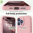 thumbnail image 3 of Funda de Silicona Premium, Forro de Microfibra Suave, para iPhone 16 Pro Max 6.9", Arena Rosa, 3 of 7