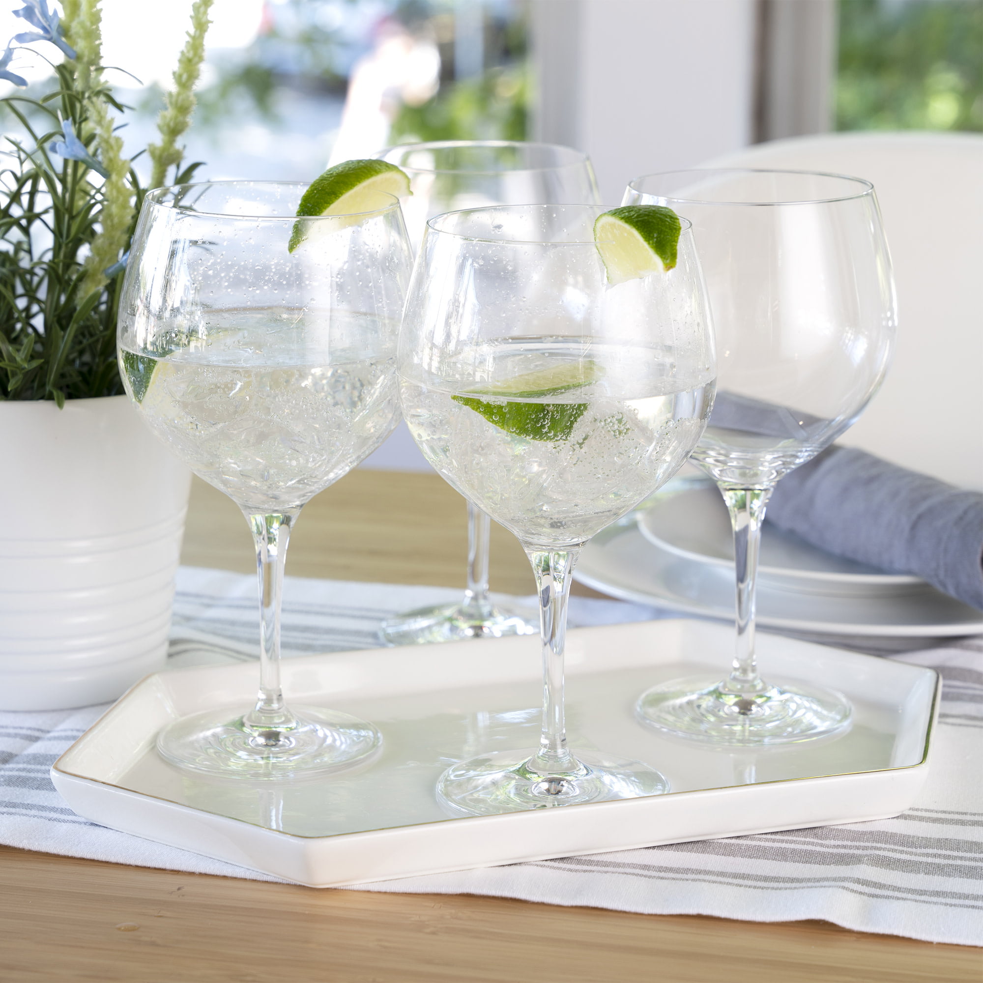 Verdensrekord Guinness Book Lappe pas Spiegelau Special Gin and Tonic Glasses Set of 4 - European-Made Crystal,  Modern Cocktail Glassware, Dishwasher Safe, Professional Quality Cocktail  Glass Gift Set - 21 oz - Walmart.com