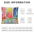 thumbnail image 6 of Nawypu  Summer Pillow Covers Watermelon Blueberry Rainbow Ice Lolly Decorative Throw Pillow Case Cushion Cover Home Decor for Bedroom Sofa Living Room Couch Chair Outdoor,Set of 2, 6 of 6