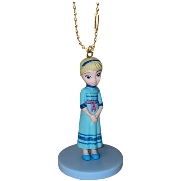 ELSA Princess Baby Toddler PVC Keychain Dangler Ornament Figure Frozen Charm 2”