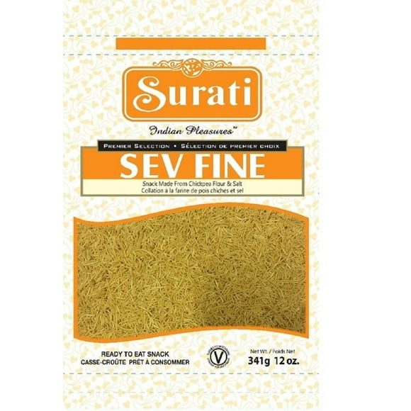 Surati Indian Pleasures sev Fine Snacks, 341 g