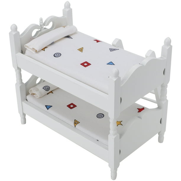 Litera en miniatura BuyWeekMX para casa de muñecas 1:12 de madera