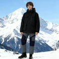 thumbnail image 5 of Xdegoge Warm Winter Snow Pants for Kids Fleece Lined Ski Trousers with Elastic Waist Outdoor Cold Weather Bottoms, 5 of 9