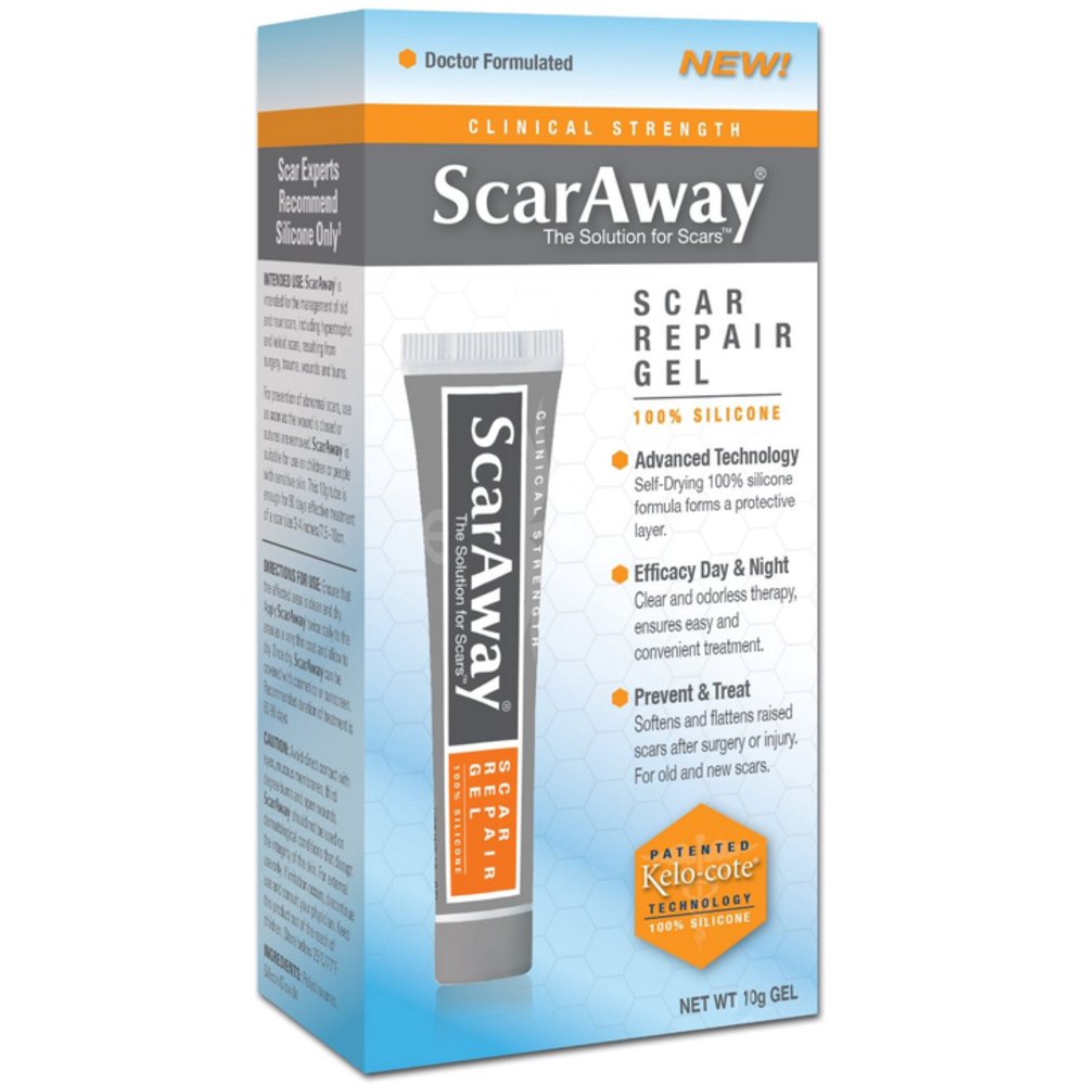 Scaraway Scar Repair Gel with Patented Kelocote Technology (Pack of 2