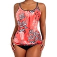 thumbnail image 1 of MKLEKYY Bikini Mujer Traje De Baño New Swimwear Split Women'S Printing Square Corner Tankini Swimwear Top, 1 of 5