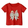 thumbnail image 3 of MIASHUI Easter Girls Graphic Print Tee Kids Boys Short Sleeve T-Shirt,Red,3-4 Years, 3 of 4