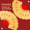 thumbnail image 3 of Enveloppes Rouges en Forme d'Éventail Serpent Nouvel An 2025 Meilleures Poches Argent Chanceux Pliage Souhaits Cadeaux Rouges Papier Printemps Année Printemps Chinois Enveloppes Printemps festival festival festival fol, 3 of 9