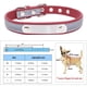 thumbnail image 5 of Collar para Perro con Etiqueta de Nombre Grabada, Personalizable, Cuero Suave, Collar para Perro con Etiqueta de Identificación Individual, para Perros Pequeños, Medianos y Grandes Xemadio 2034481-7, 5 of 8