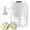 White-Six blades, variant on Electric Garlic Chopper, Rechargeable & Portable Veggie Cutter with 6-Blade, Vegetable Shredder Blender for Garlic, Onion, Chili, Nuts