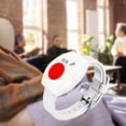 thumbnail image 1 of Alarma de botón de emergencia, sistema de llamada de reloj buscapersonas inalámbrico, portátil, duradero, alarma de pánico personal, 1 of 8