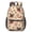Pug and Donuts, variant on German Shepherd and Dog Paw Print 17" School Backpacks for Teens,Waterproof Oxford Fabric,S-Shape Padded Straps for School,Travel,Hiking,Camping