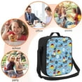 thumbnail image 5 of Picia Pirate Marine Animals Lunch box Lunch bag for men women Large capacity Lunchbox Reusable Lunch bags Insulated Lunch bag Lunch box cooler, 5 of 9